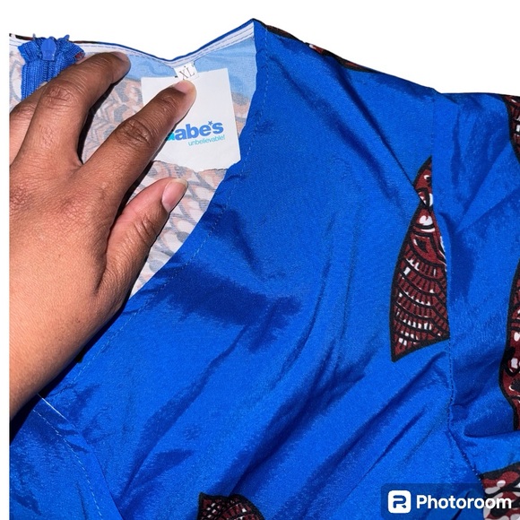 NWT SHEIN African Print Dress - Picture 3 of 4